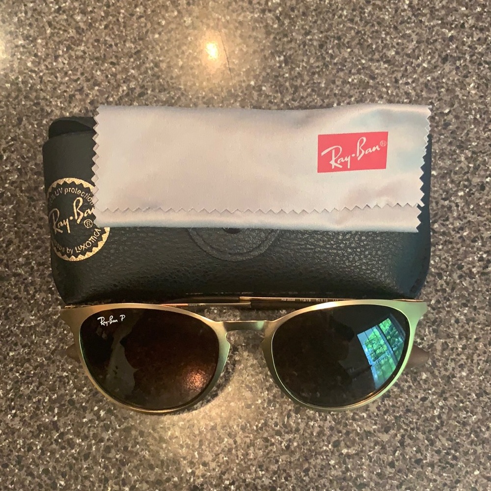 Ray Ban Erika Sunglasses Gold/Brown